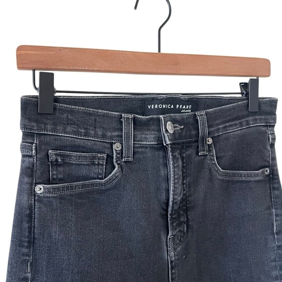 Veronica Beard Carly Kick Flare in Salt & Pepper - Picture 6 of 8